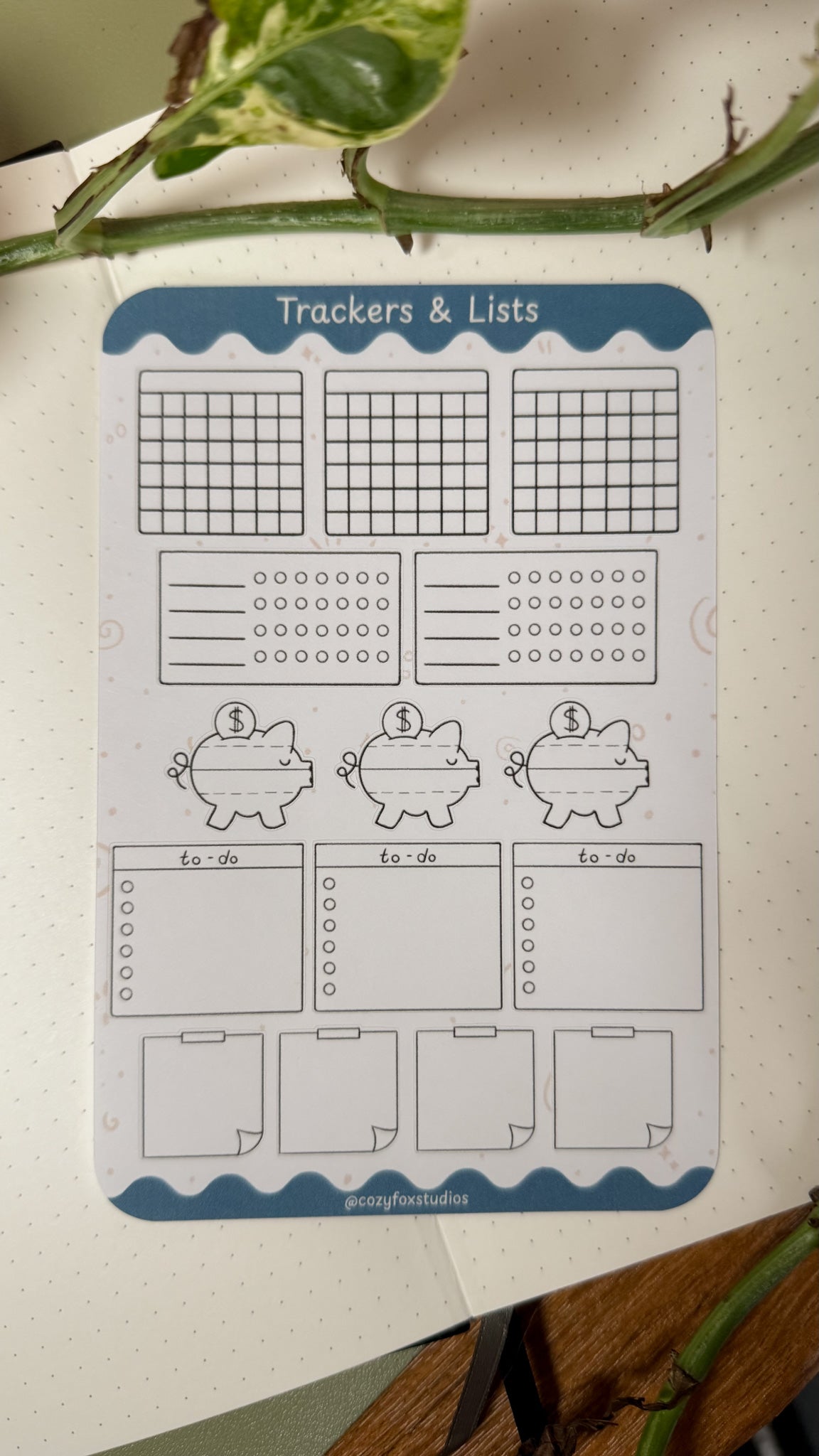 Habit Trackers & To-Do Lists - Stickers for Bullet Journaling, Planning