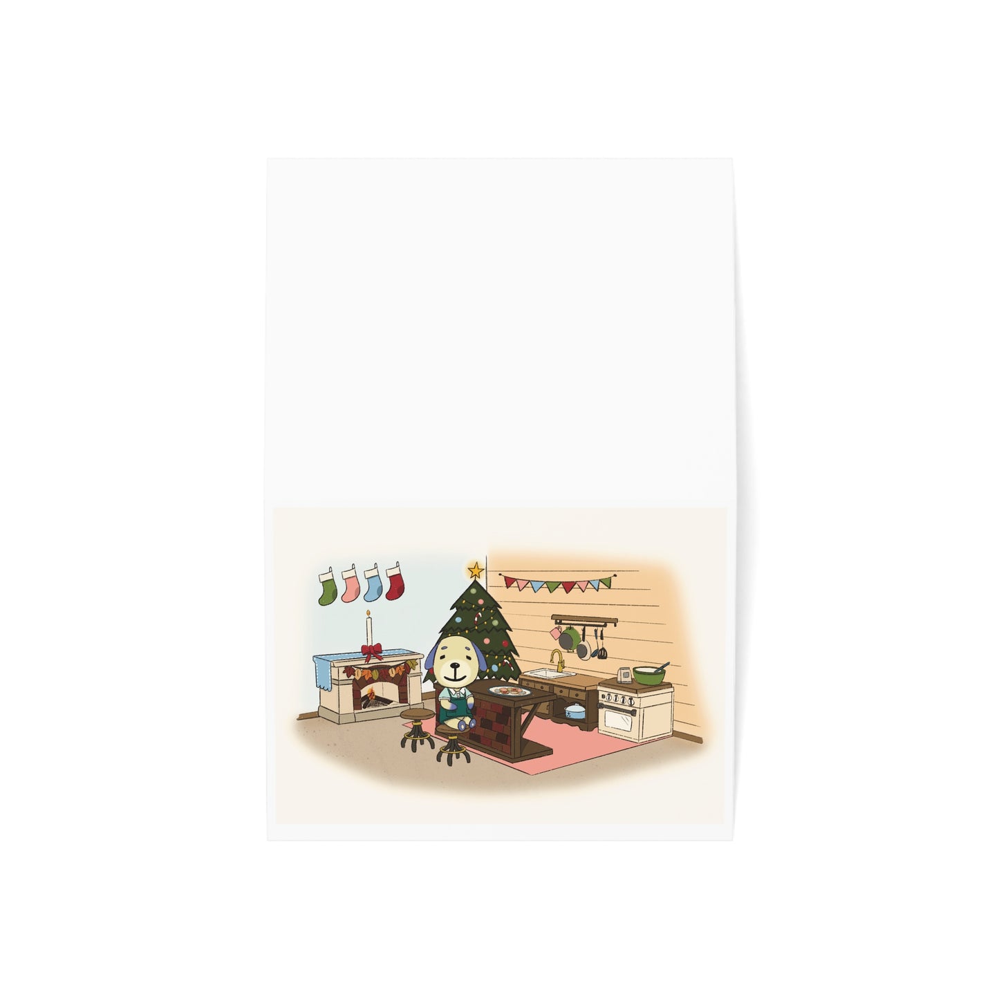 Daisy's Xmas Morning - Holiday Greeting Card