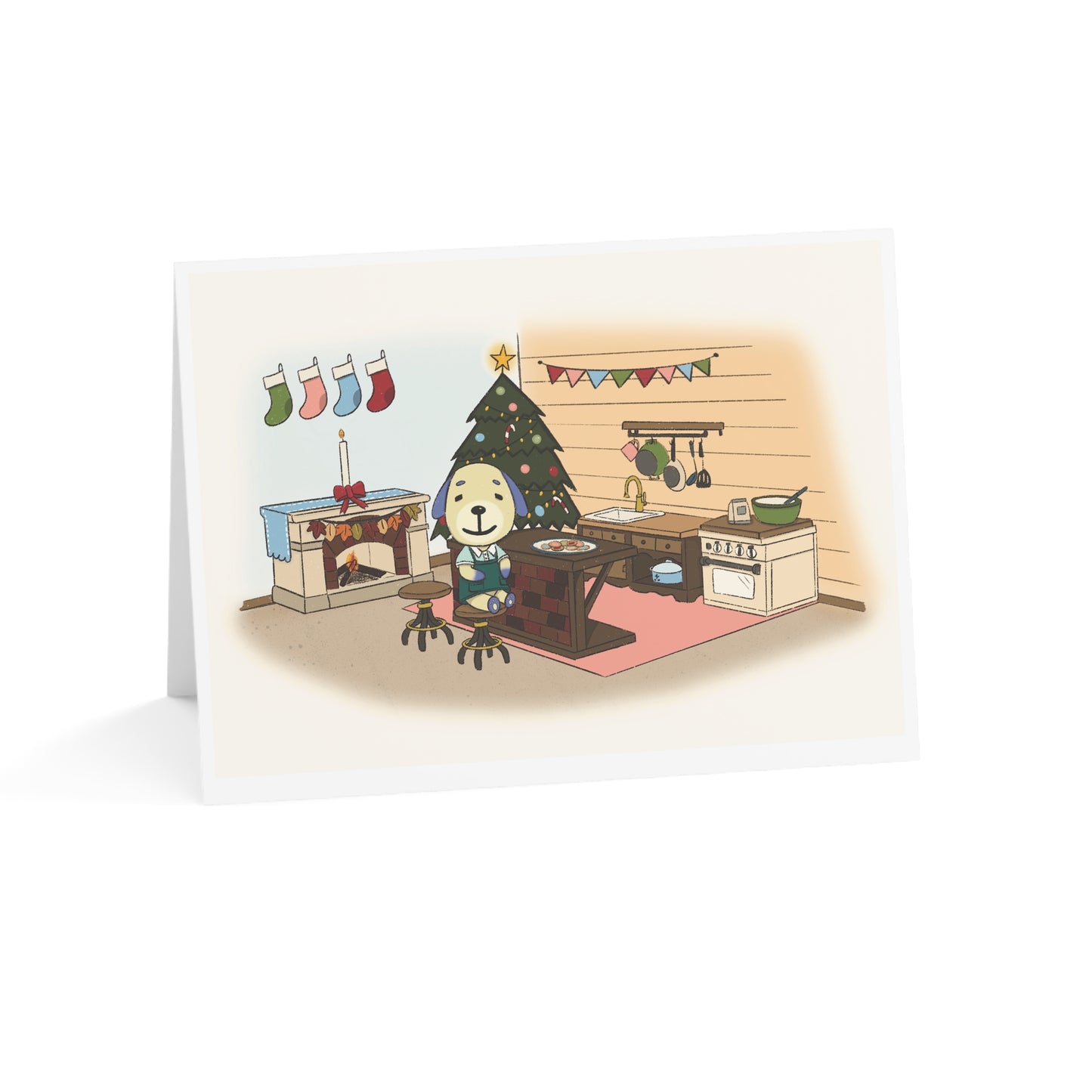 Daisy's Xmas Morning - Holiday Greeting Card