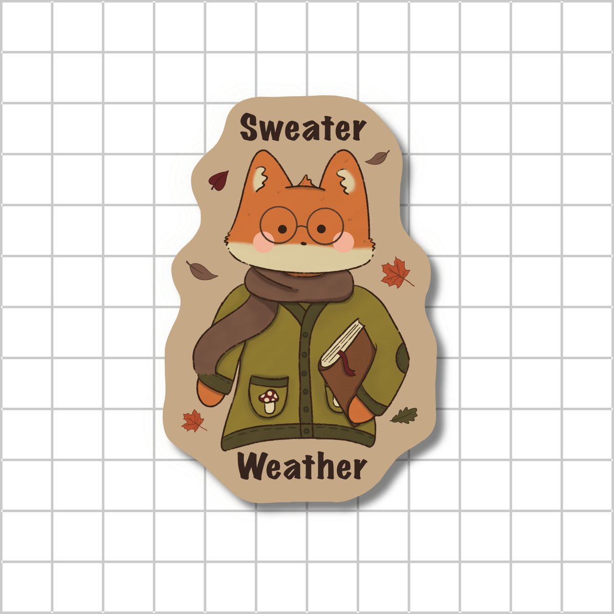 Sweater Weather 🍁- Dye Cut Sticker