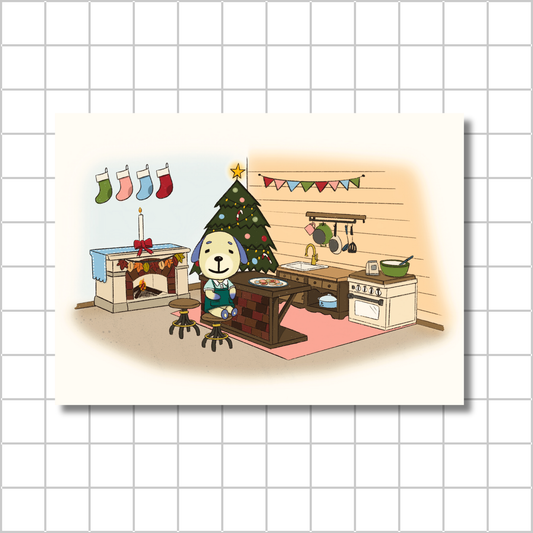 Daisy's Xmas Morning - Holiday Greeting Card