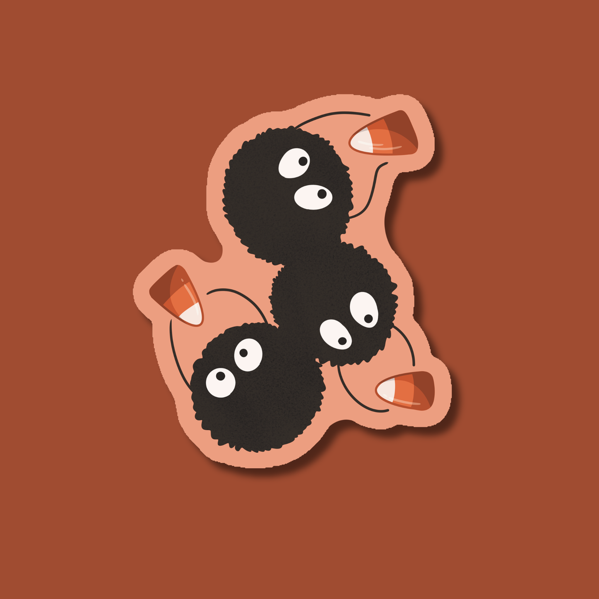 Candy Corn Sprites 🧡- Dye Cut Sticker