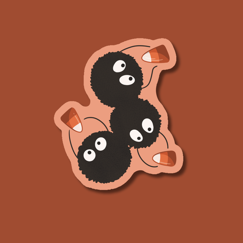 Candy Corn Sprites 🧡- Dye Cut Sticker