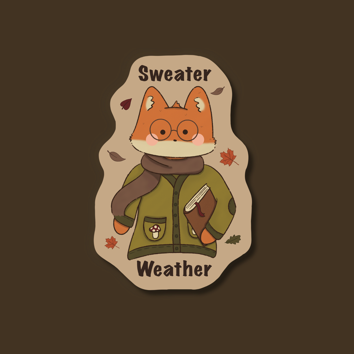 Sweater Weather 🍁- Dye Cut Sticker