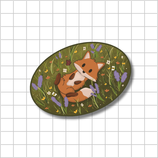 Meadow Fox Sticker - Cozy Fox Sticker