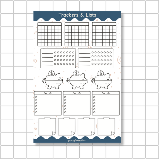 Habit Trackers & To-Do Lists - Stickers for Bullet Journaling, Planning