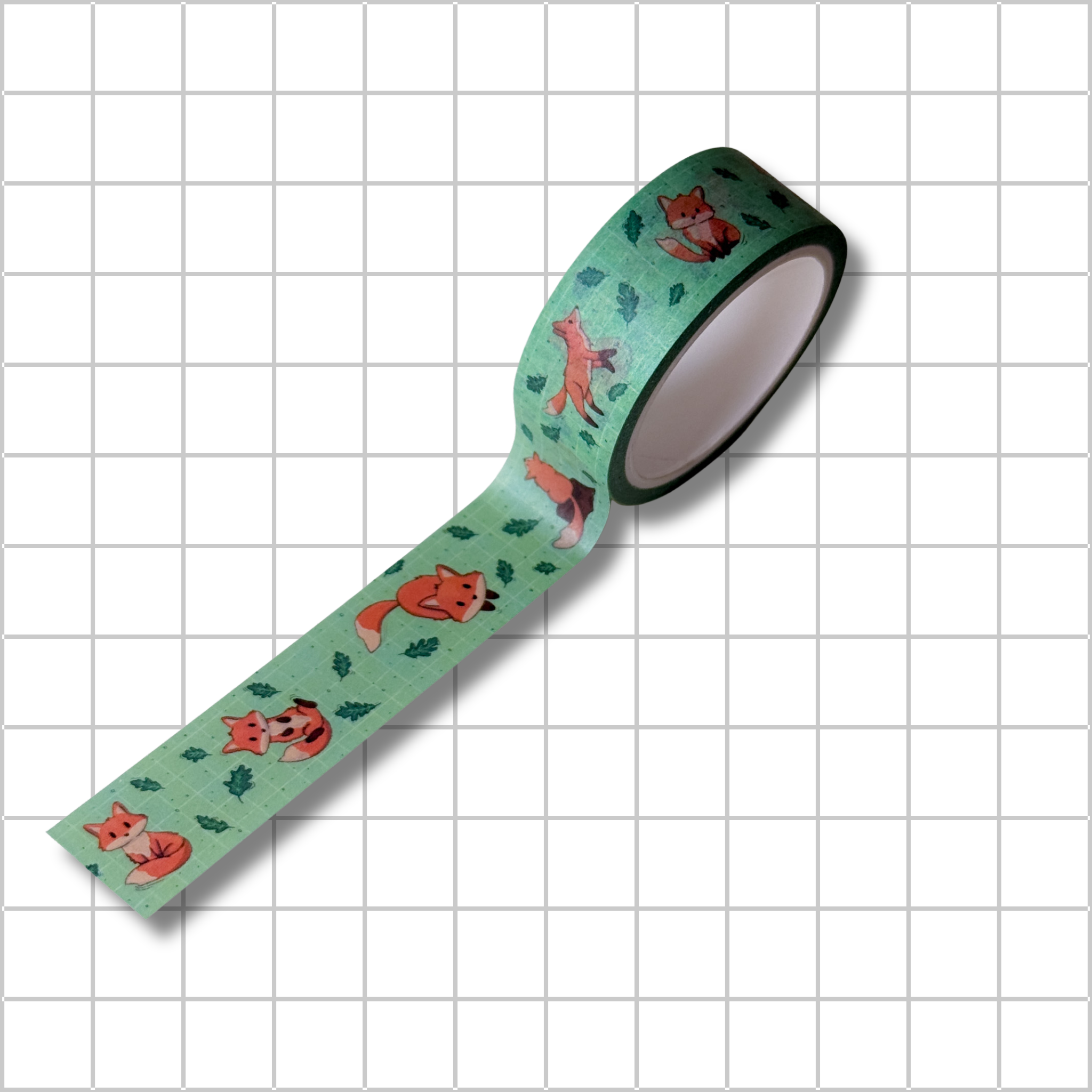 Cozy Foxes 🦊 - Washi Tape for Journaling