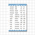 Monthly Title Stickers - Stickers for Bullet Journals, Planners
