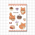 Picnic Sticker Sheet 🪻- Cozy Journal Stickers