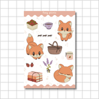 Picnic Sticker Sheet 🪻- Cozy Journal Stickers
