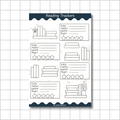 Reading Tracker - Stickers for Bullet Journaling, Planning