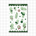 Lil Green Guys 💚 - Journaling Stickers
