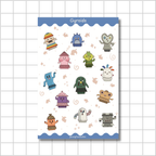 Gyroids Sticker Sheet 🥬 - Animal Crossing Sticker Sheet