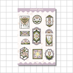 Stained Glass 🖼️ - Journaling Sticker Sheet