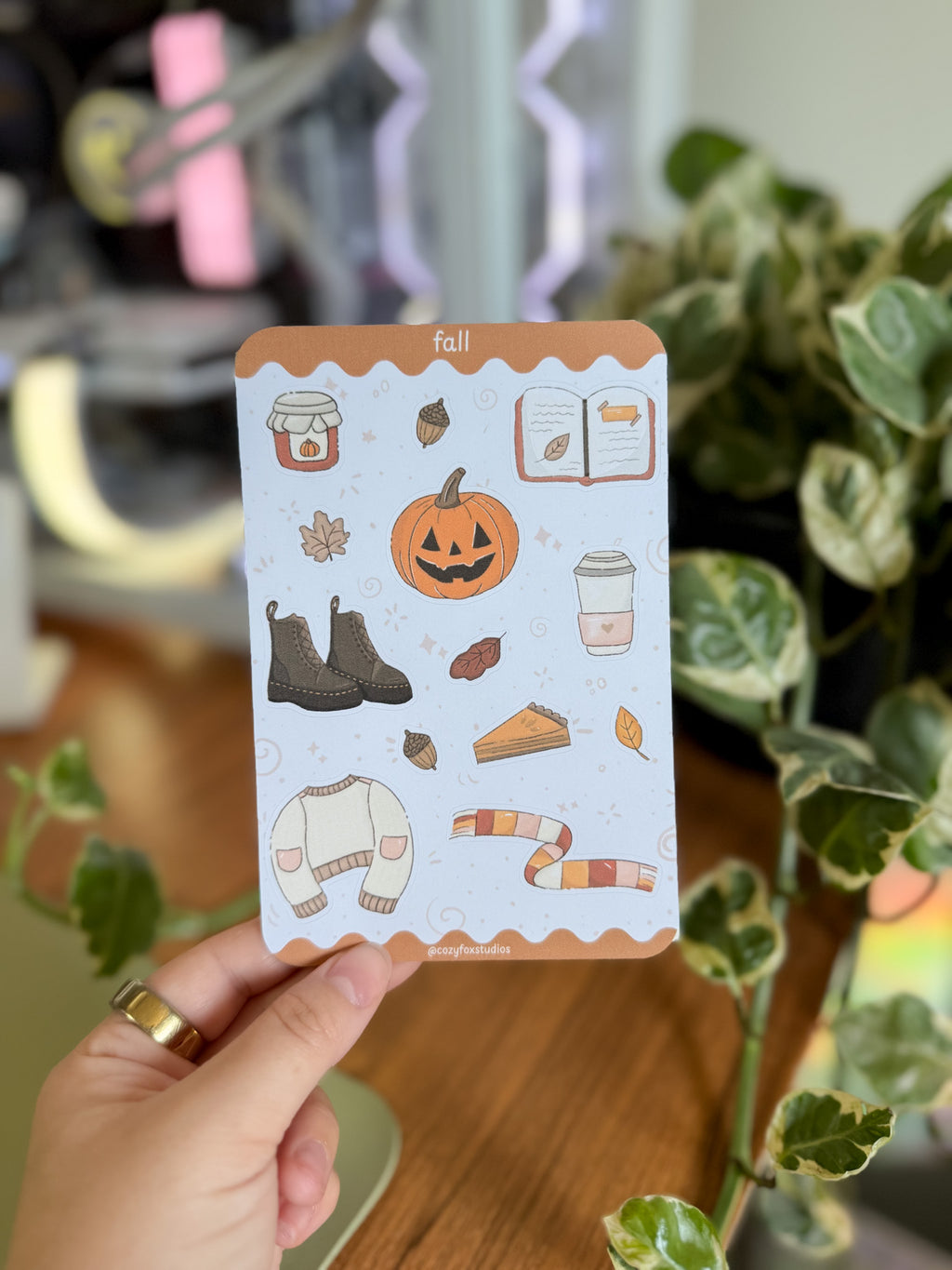 Fall Sticker Sheet 🍂 - Journal Sticker Sheet