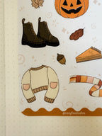 Fall Sticker Sheet 🍂 - Journal Sticker Sheet