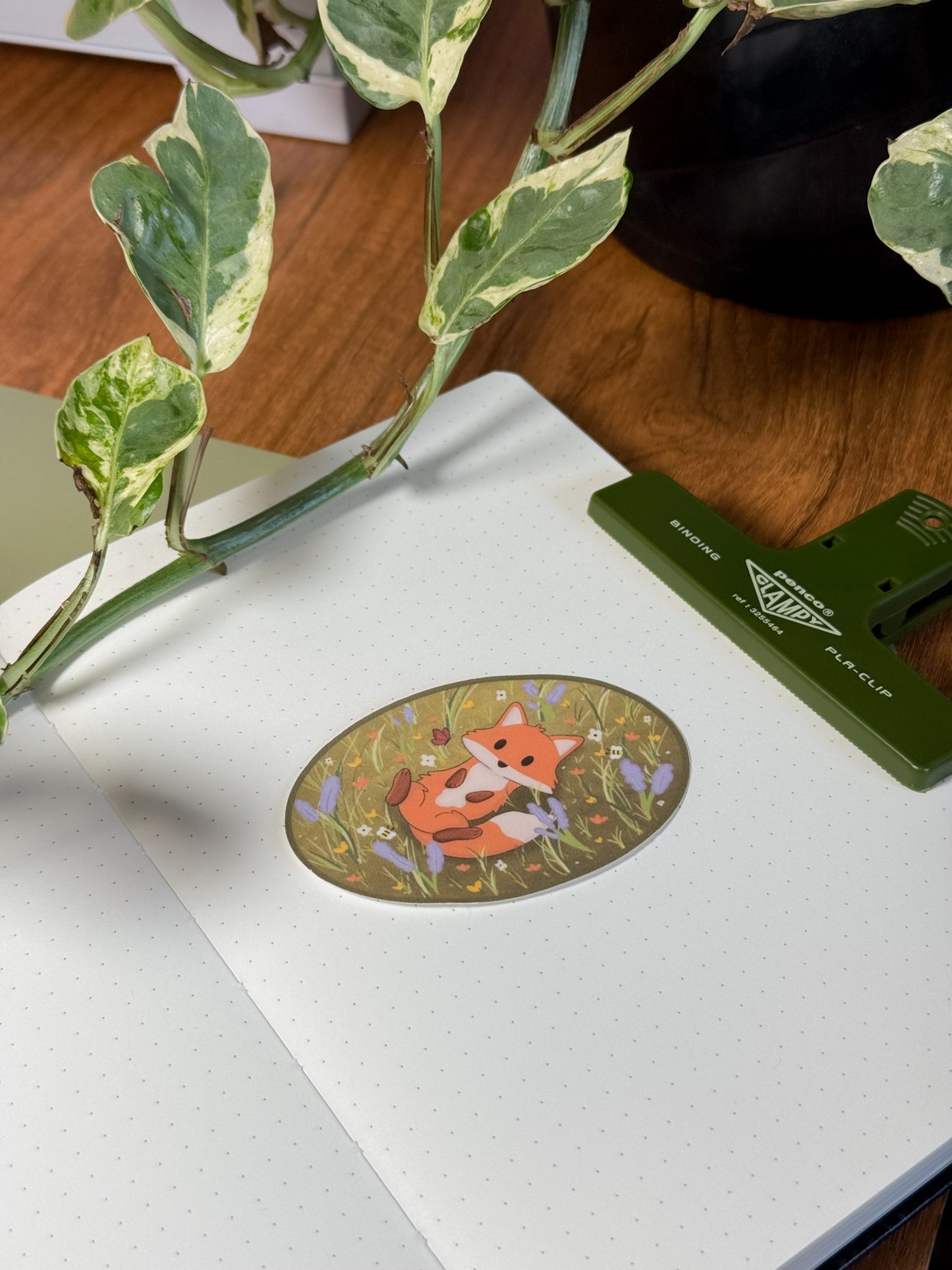 Meadow Fox Sticker - Cozy Fox Sticker
