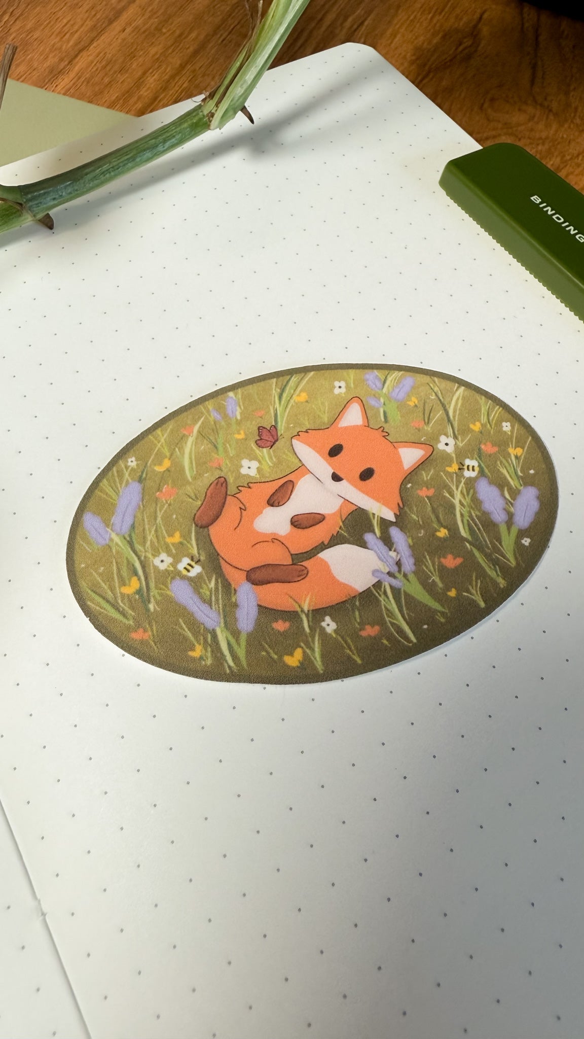 Meadow Fox Sticker - Cozy Fox Sticker