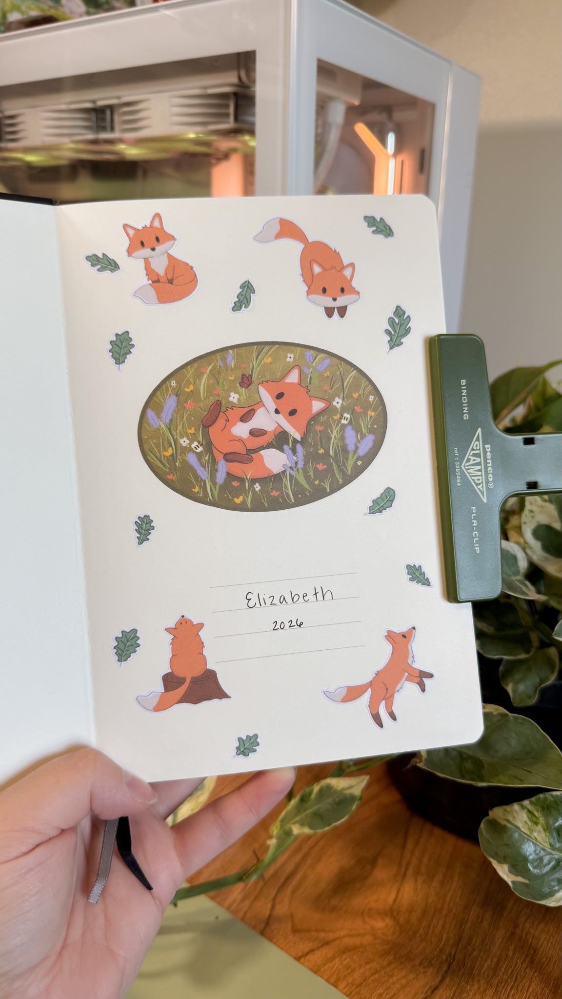 Silly Foxes Stationary Bundle - Cozy Fox Stickers