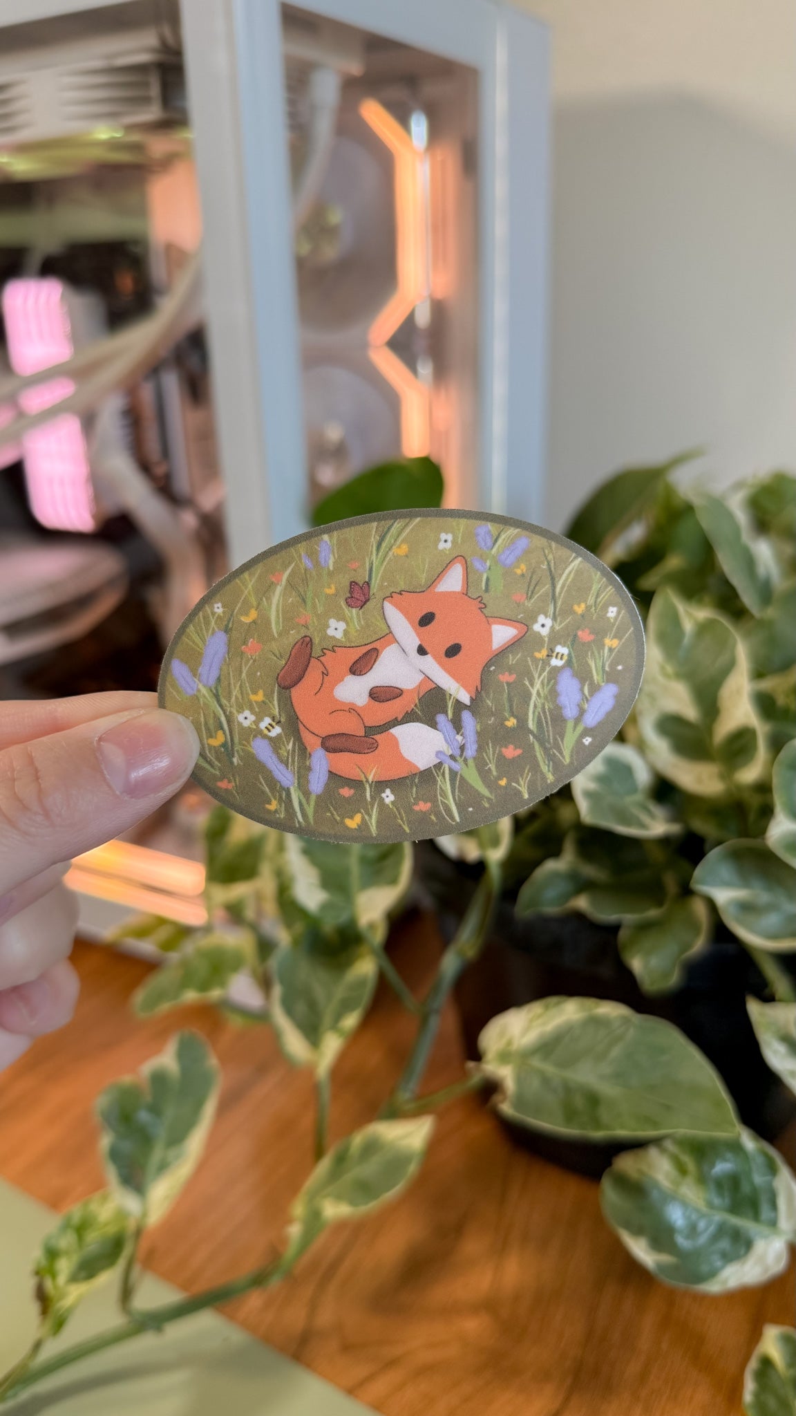 Meadow Fox Sticker - Cozy Fox Sticker