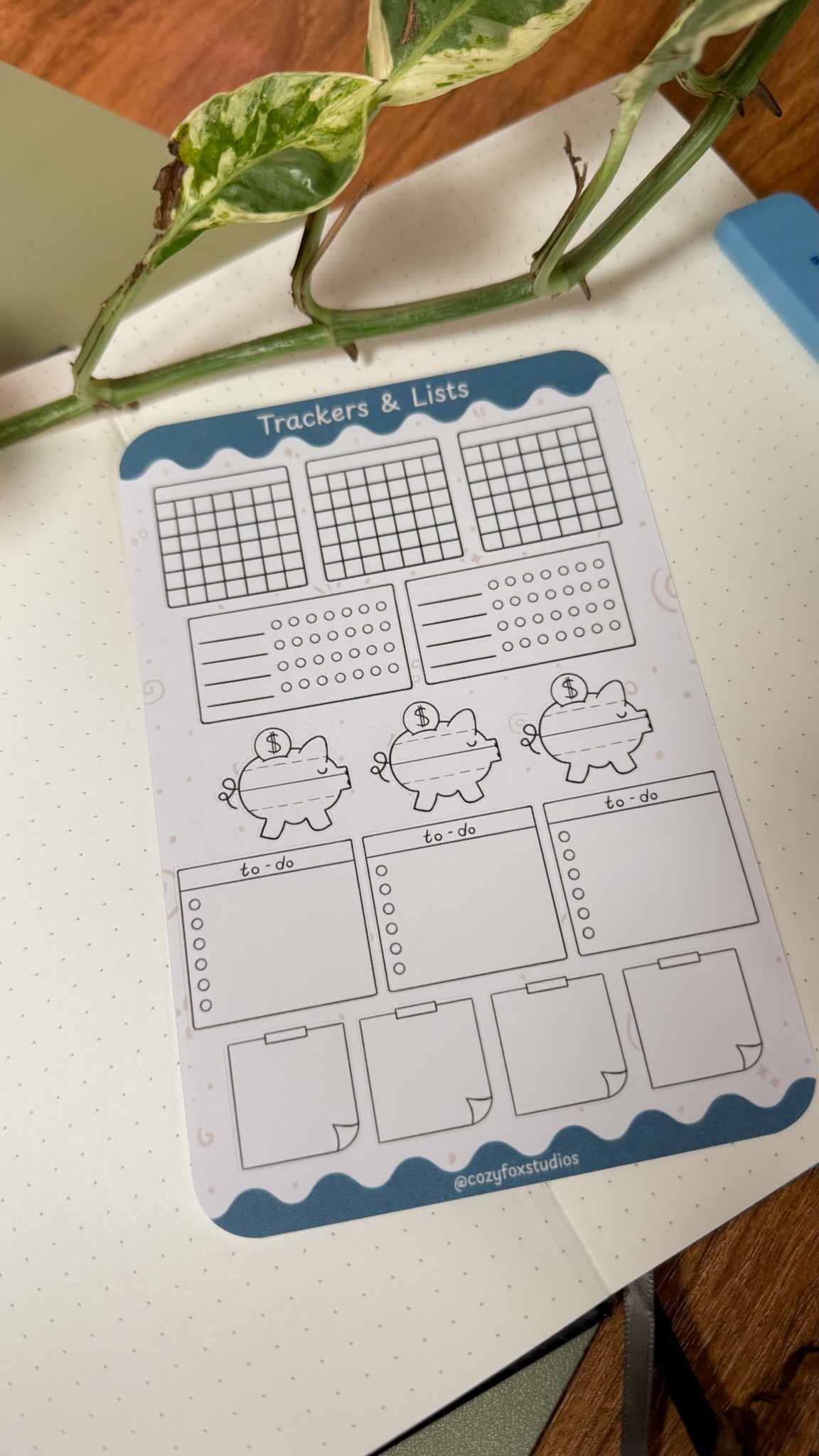 Habit Trackers & To-Do Lists - Stickers for Bullet Journaling, Planning