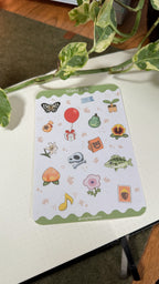 Island Life Sticker Sheet 🏝️ - Animal Crossing Sticker Sheet