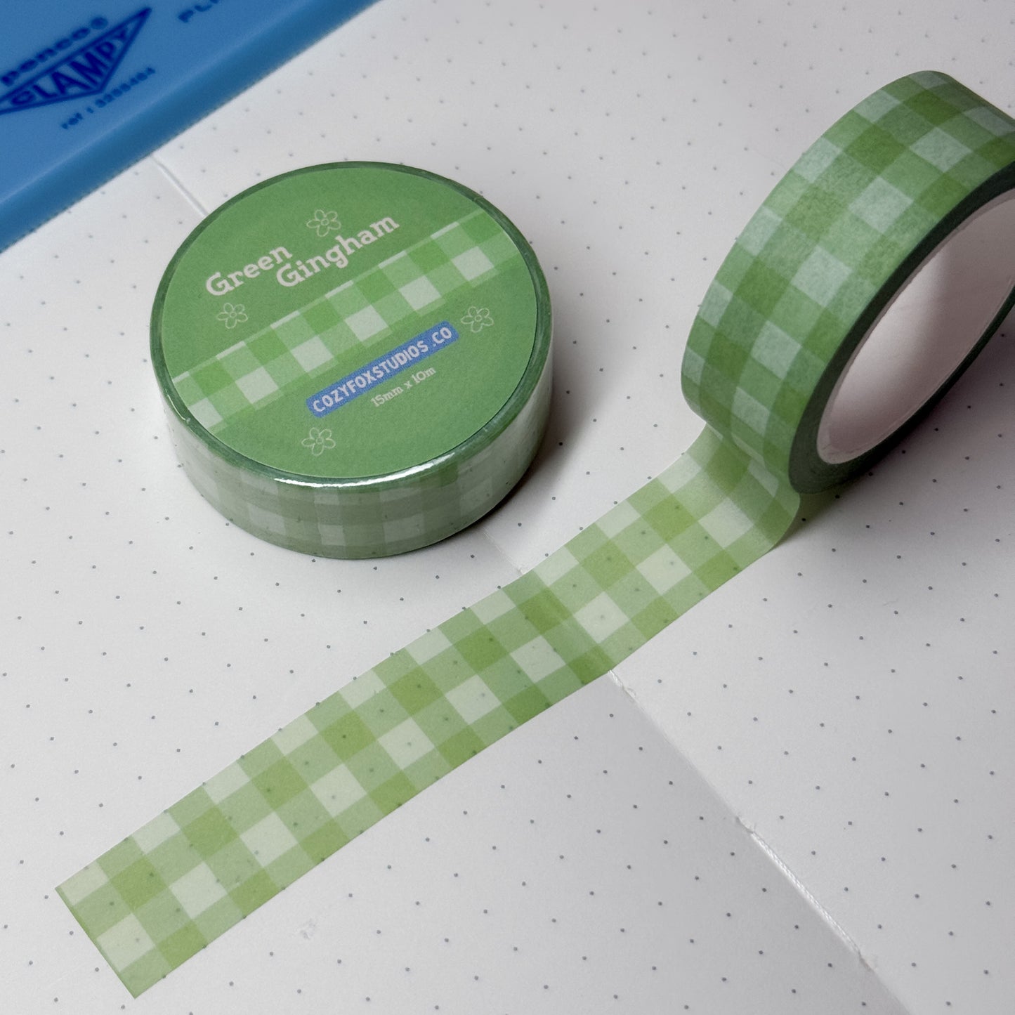 ACNH Inspired Washi Set - Island Days and Green Gingham