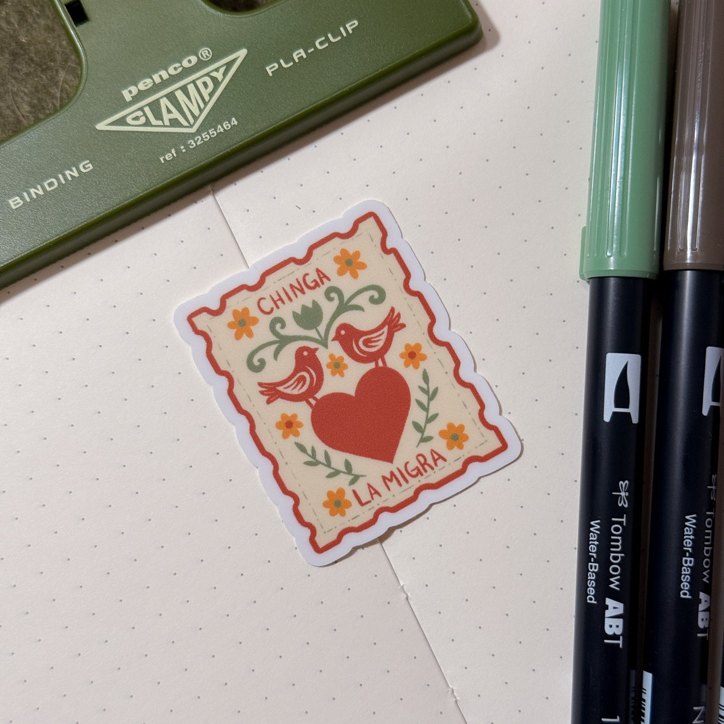 Chinga La Migra✊ Dye Cut Sticker