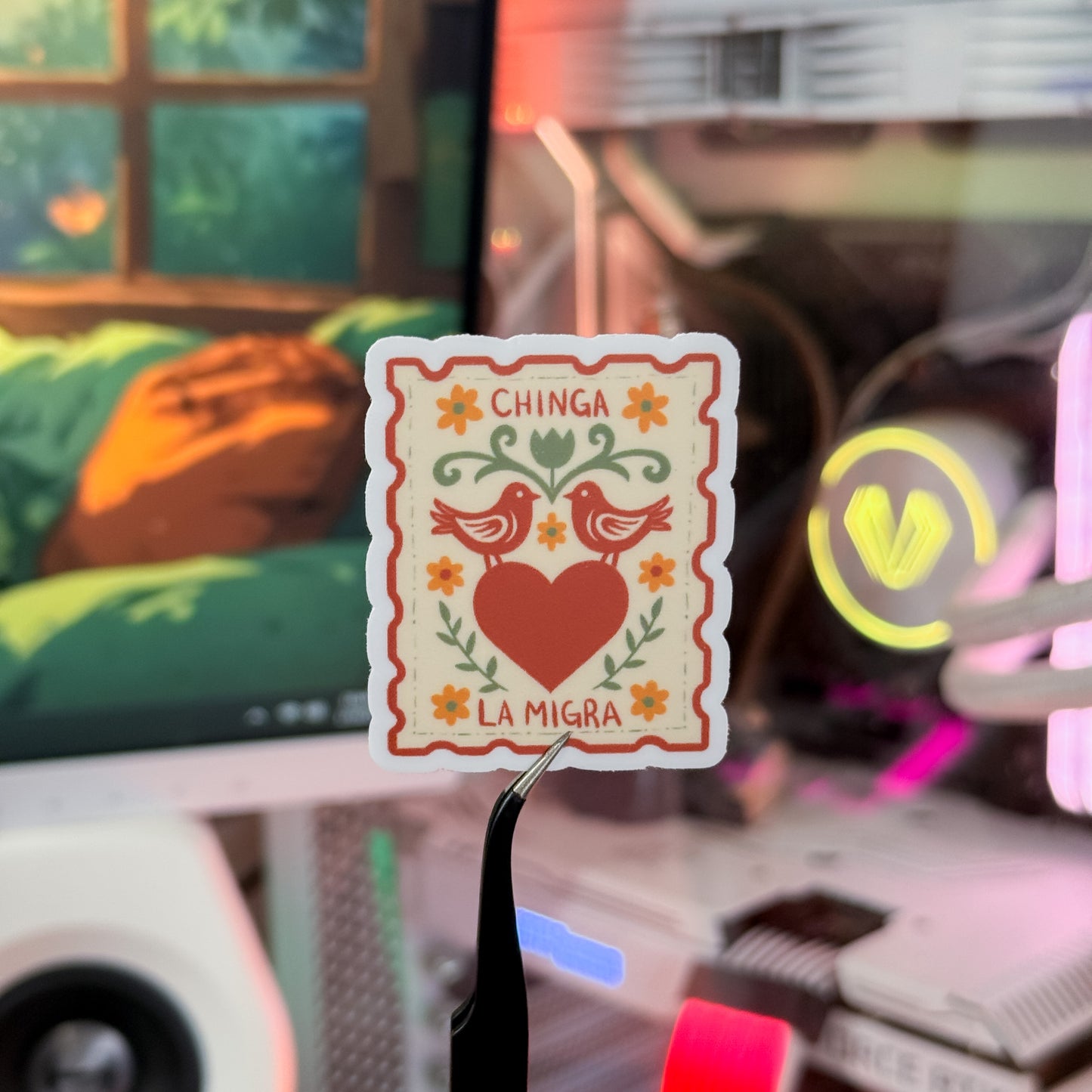 Chinga La Migra✊ Dye Cut Sticker