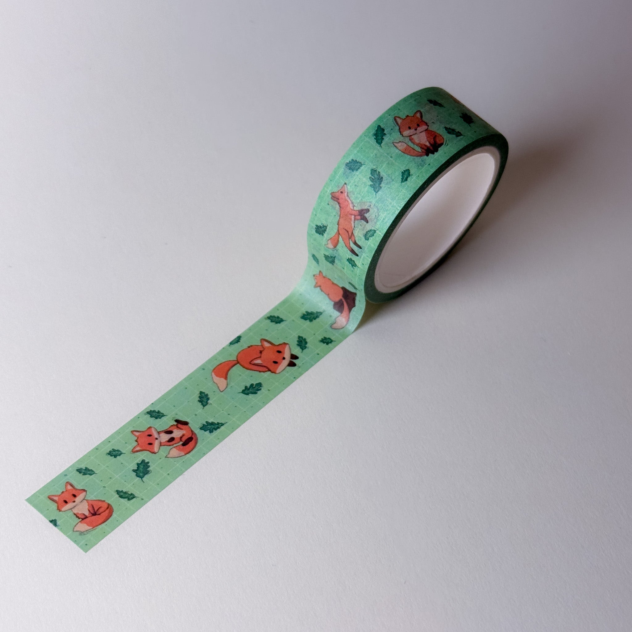 Cozy Foxes 🦊 - Washi Tape for Journaling