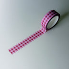 Strawberry Gingham 🍓- Washi Tape for Journaling
