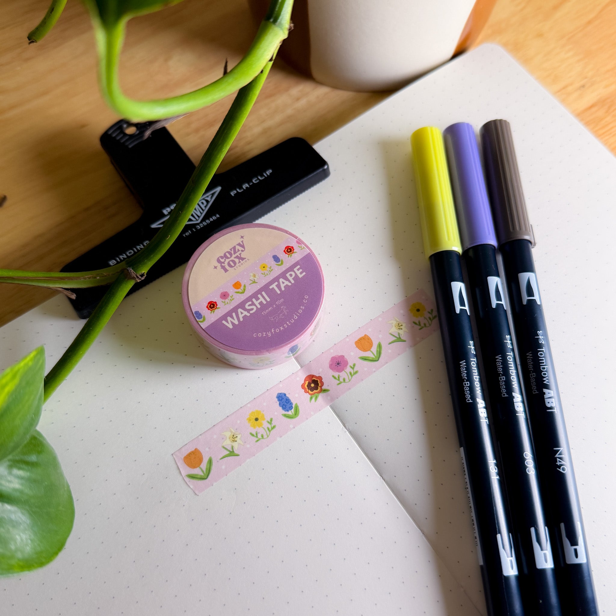 Flowers of the Island 🌷 - ACNH Inspired Washi Tape for Journaling