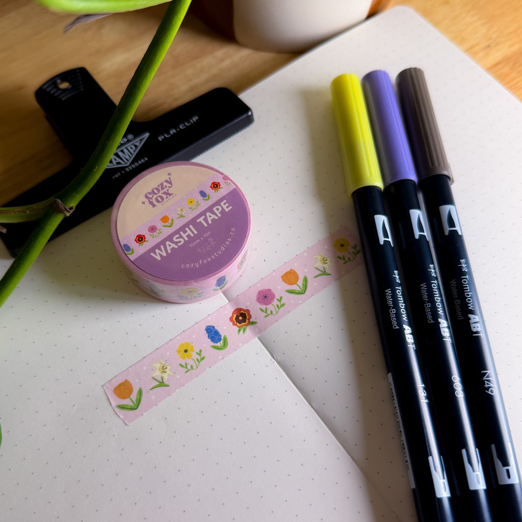 Flowers of the Island 🌷 - ACNH Inspired Washi Tape for Journaling