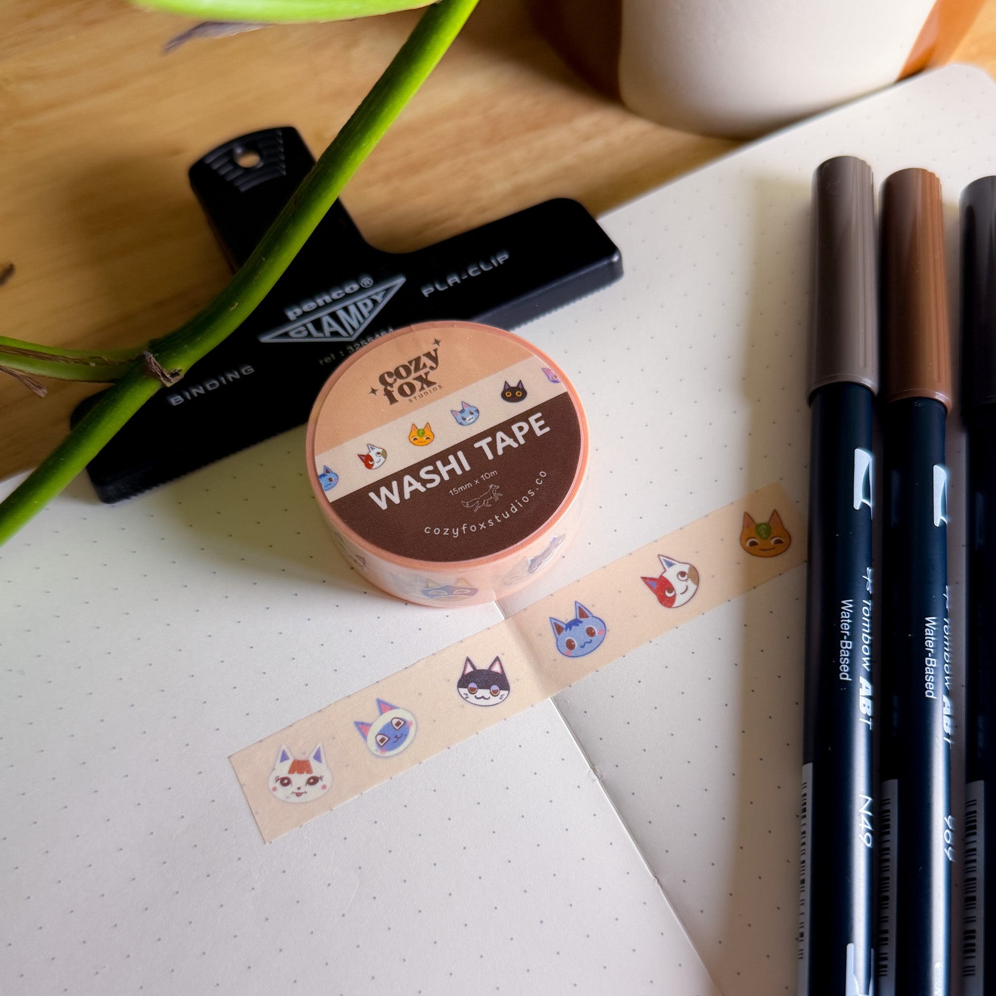 Island Kitties 🐈 - ACNH Inspired Washi Tape for Journaling