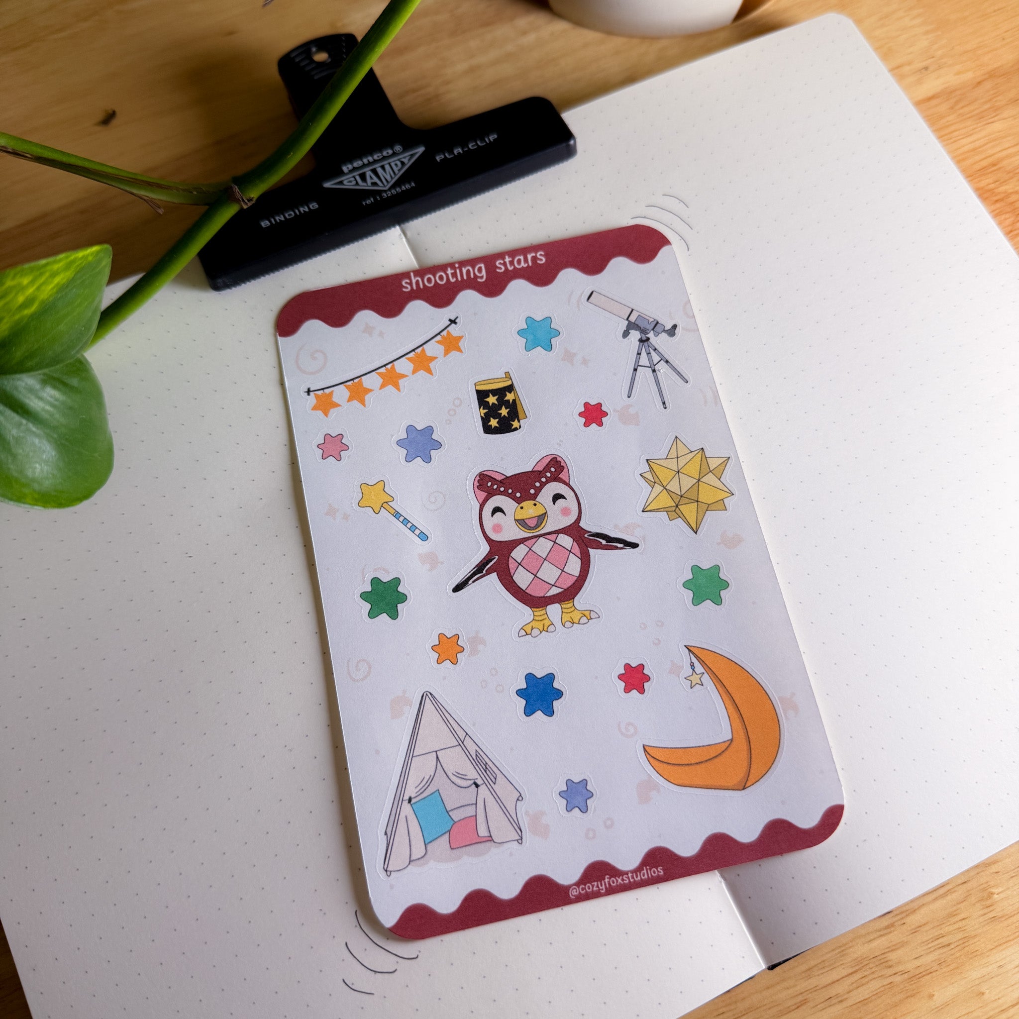Shooting Stars 💫 - Journaling Sticker Sheet