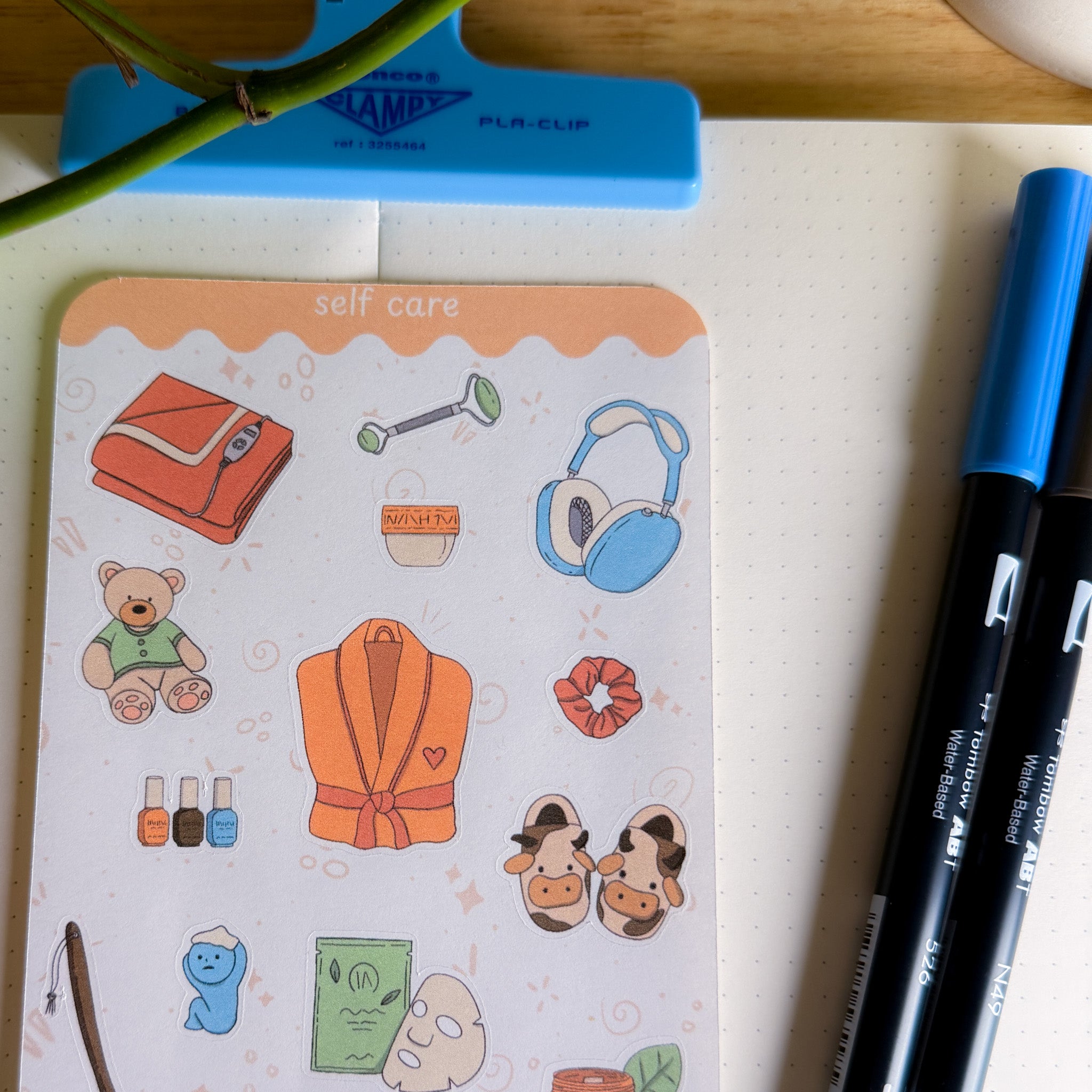 Self Care 🛁  - Journaling Sticker Sheet