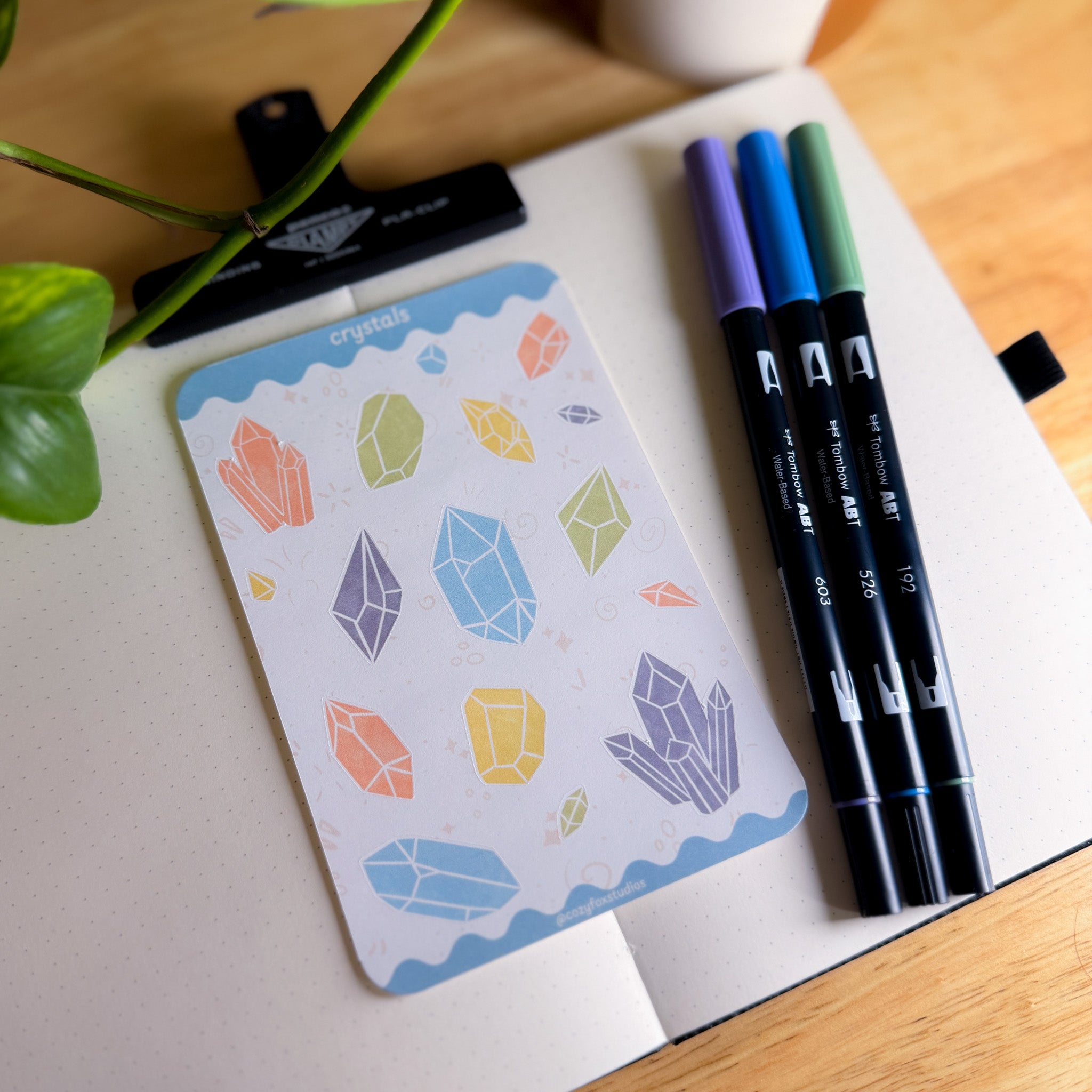 Crystals 🪨  - Journaling Sticker Sheet