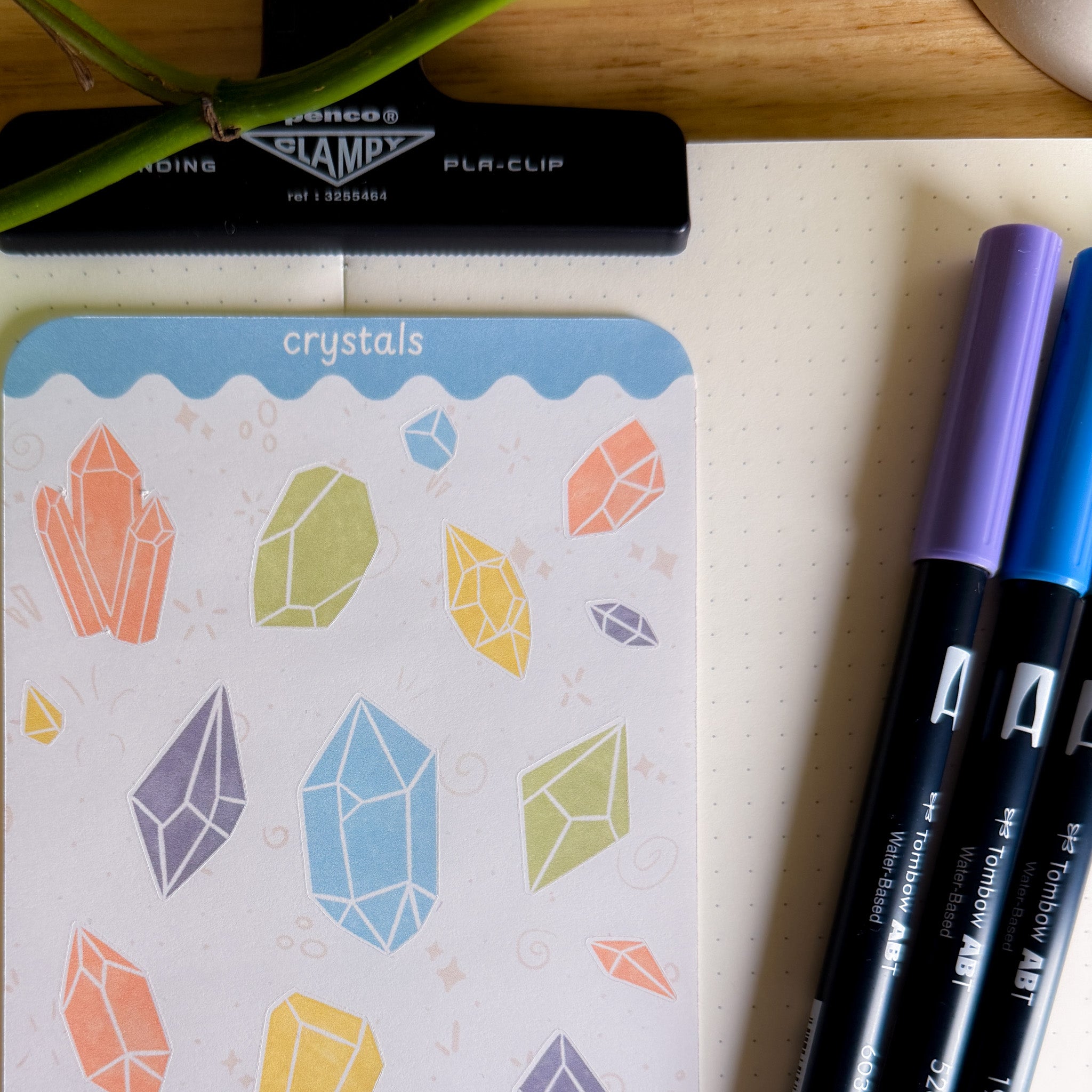 Crystals 🪨  - Journaling Sticker Sheet