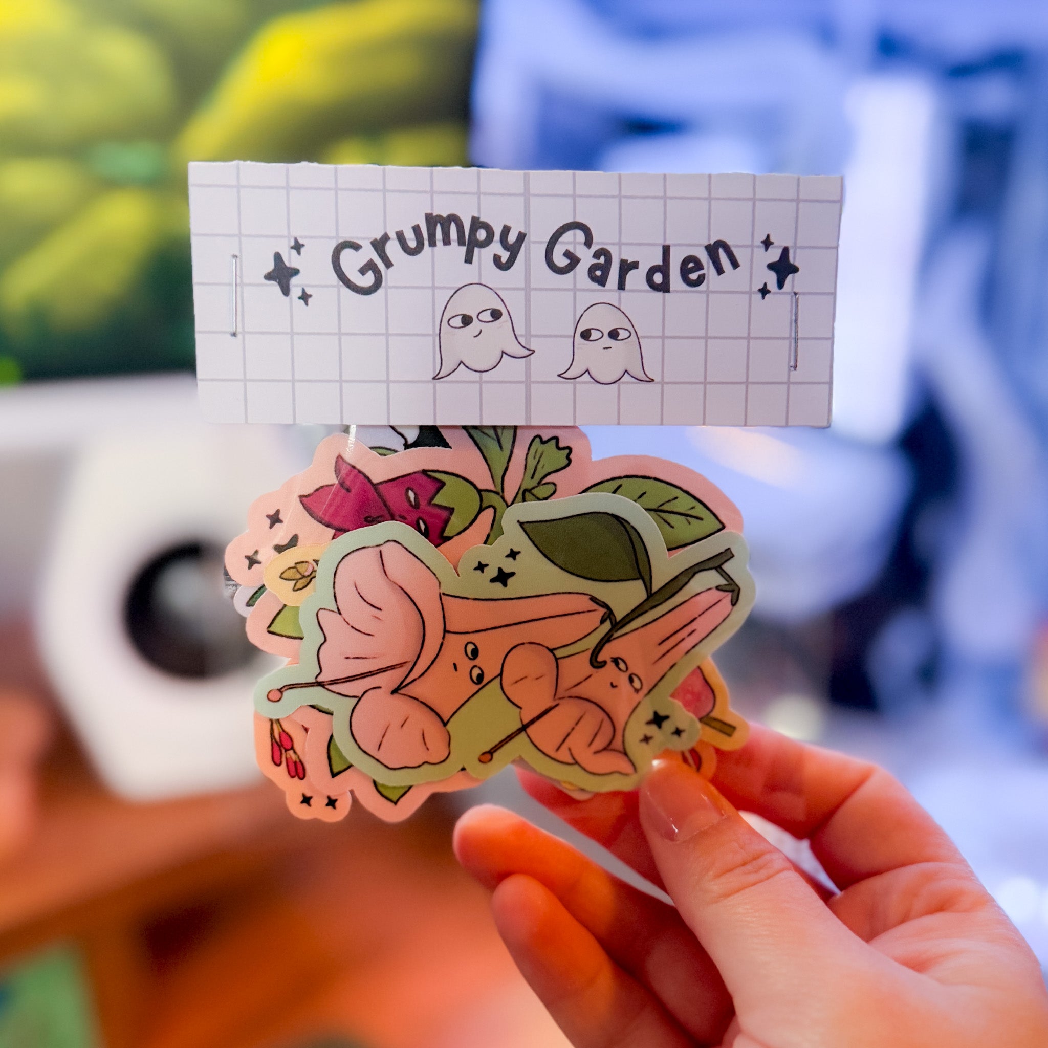 Grumpy Garden 🌼 - Dye Cut Sticker Pack