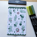 Lil Green Guys 💚 - Journaling Stickers