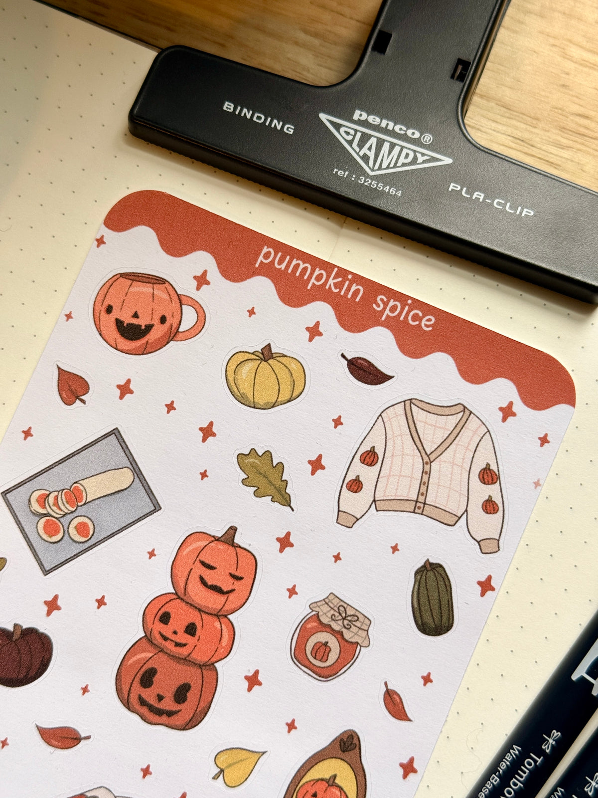 Pumpkin Spice 🎃 - Journaling Stickers
