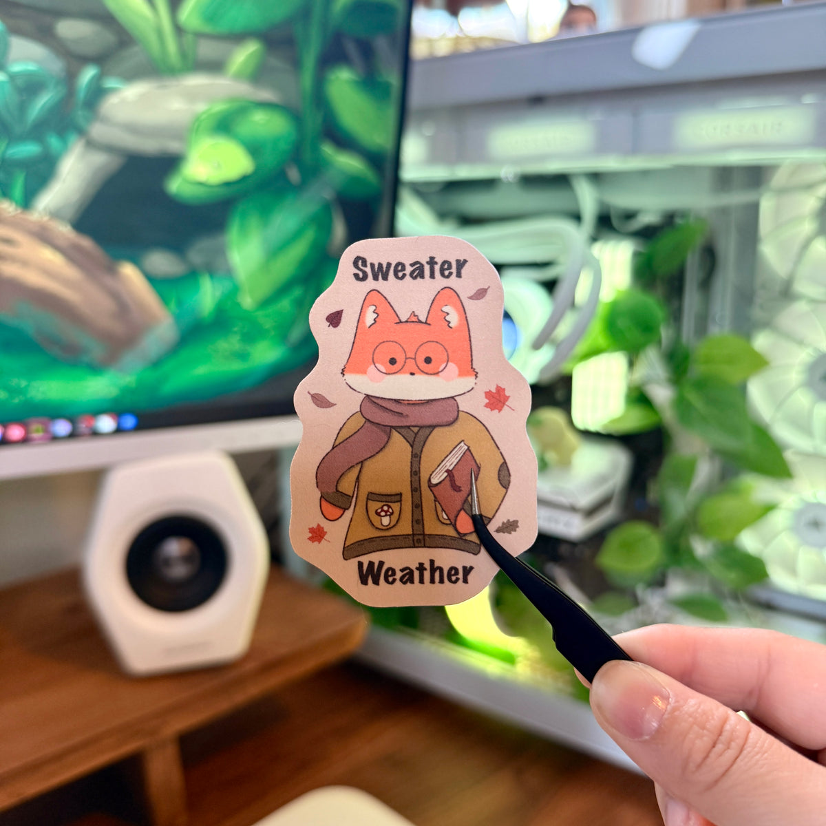 Sweater Weather 🍁- Dye Cut Sticker