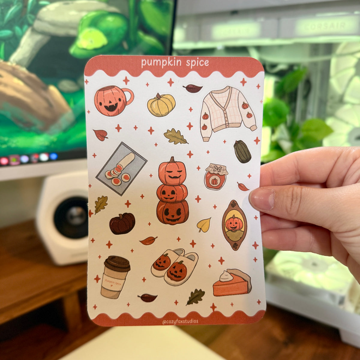 Pumpkin Spice 🎃 - Journaling Stickers