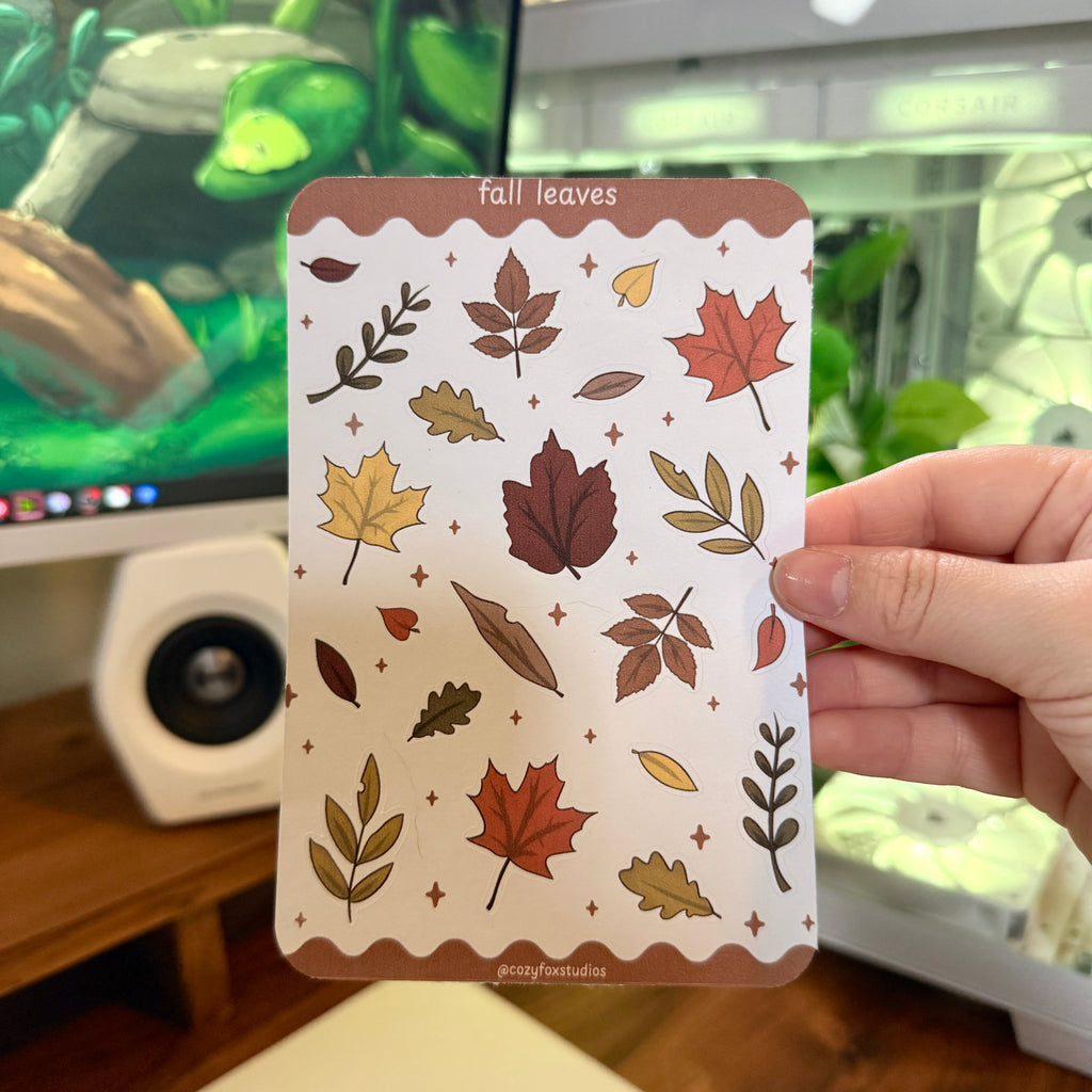 Fall Leaves 🍂 - Journaling Stickers