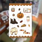 Fall Sticker Sheet 🍂 - Journal Sticker Sheet