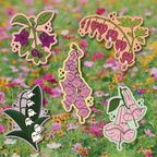 Grumpy Garden 🌼 - Dye Cut Sticker Pack