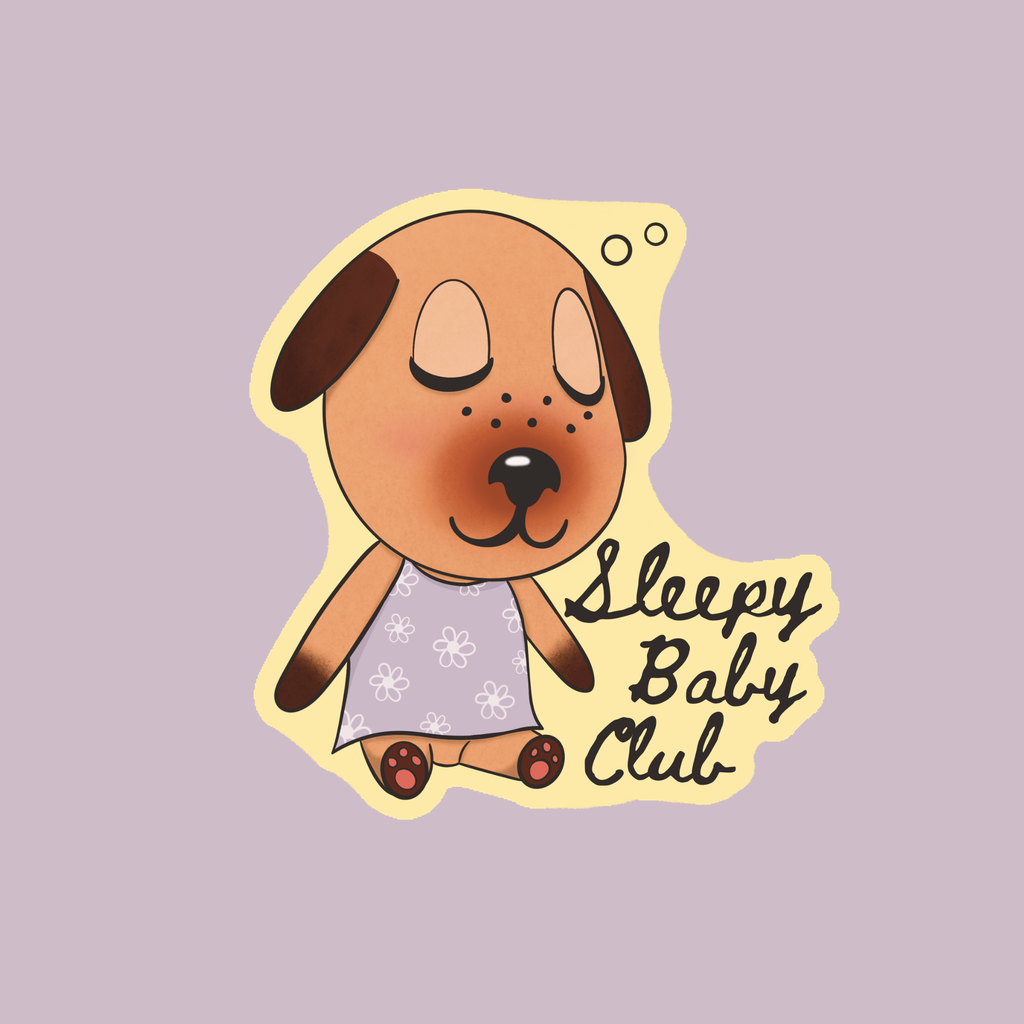 Sleepy Baby Club 💤 - Dye Cut Sticker