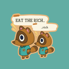 Eat the Rich 🥣 - Dye Cut Sticker