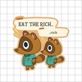 Eat the Rich 🥣 - Dye Cut Sticker