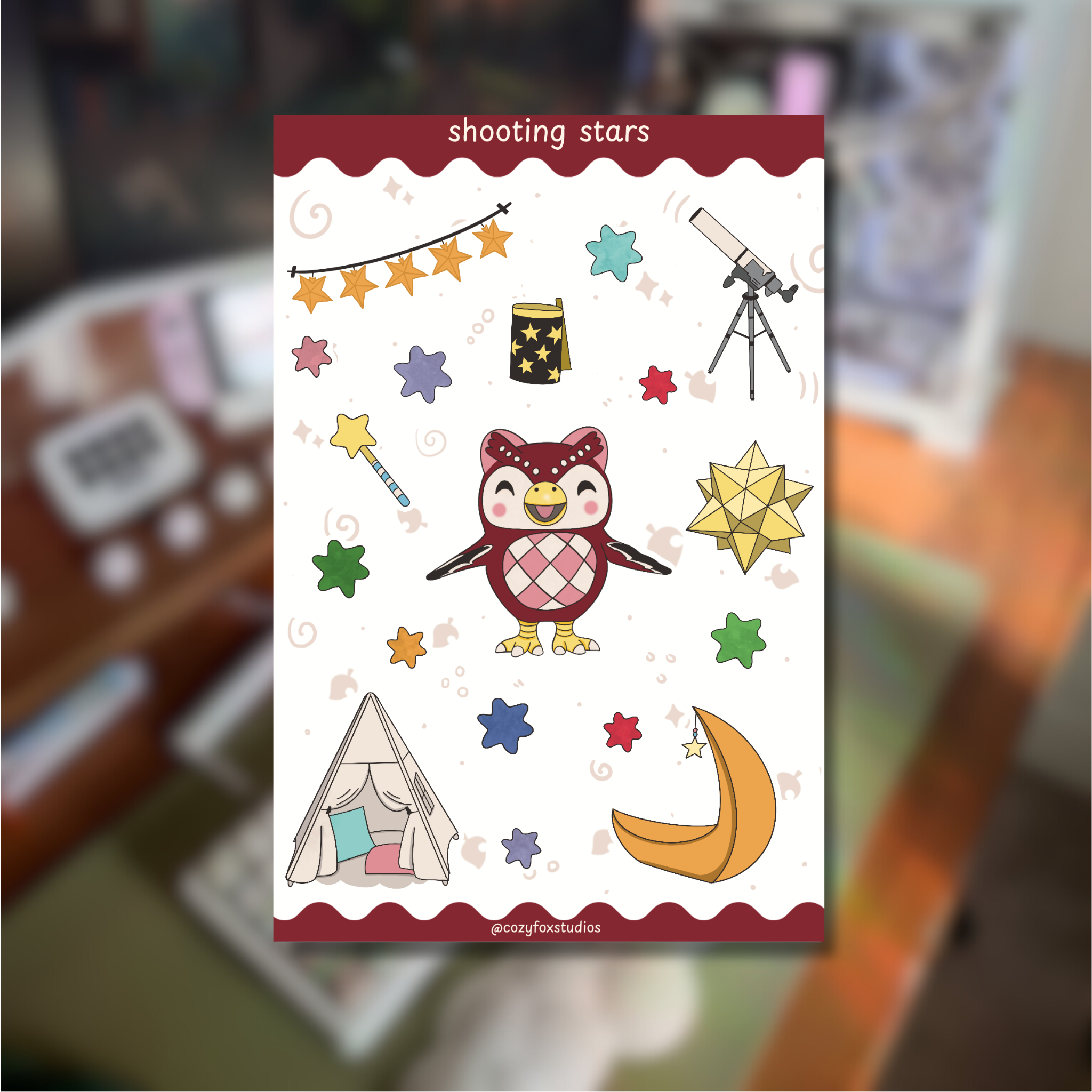 Shooting Stars 💫 - Journaling Sticker Sheet